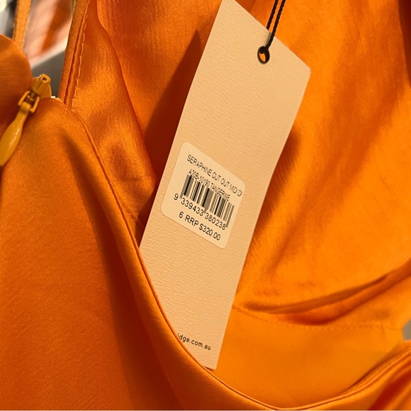 bec and bridge seraphine dress tangerine
